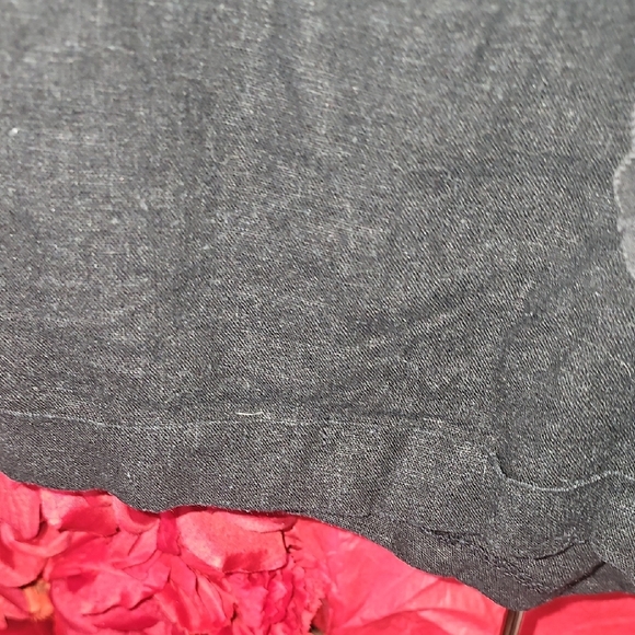 Old Navy Women's Charcoal High Waist Linen/Rayon Shorts Size 8 - Picture 4 of 8